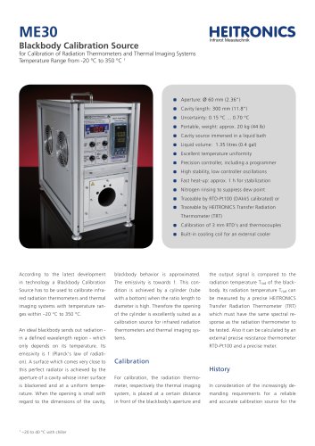 ME30 - Blackbody Calibration Source