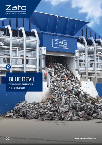 BLUE DEVIL TWIN-SHAFT SHREDDER PRE-SHREDDER