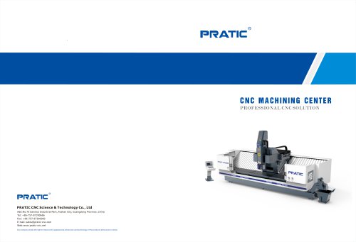 CNC Aluminum Profile Machining Center PRATIC CNC