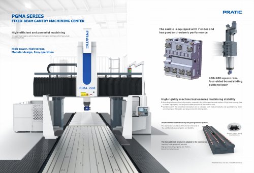 PGMA Series Fixed-beam Gantry Machining Center