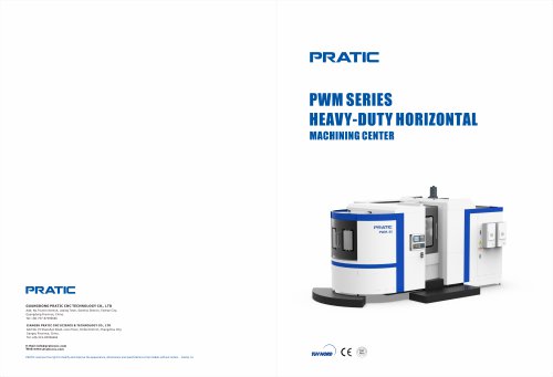 PWM Series Change Worktable Horizontal Machining Center