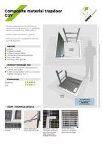 POLYESTER GRATING TRAPDOOR