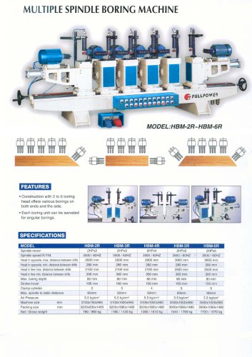 MULTIPLE SPINDLE BORING MACHINE