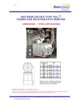 1150 SERIES ULTRA3 LOW NOX TM LUMIFLAME REGENERATIVE BURNER