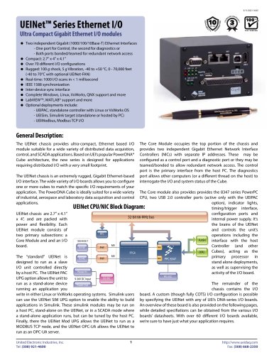 Single Slot Data Acquisition and Control Cube with PowerPC CPU