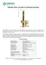 GRB2000: SEMI- AUTOMATIC STRAPPING MACHINE