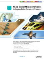 iSensor MEMS Inertial Measurement Unit (IMU) Brochure