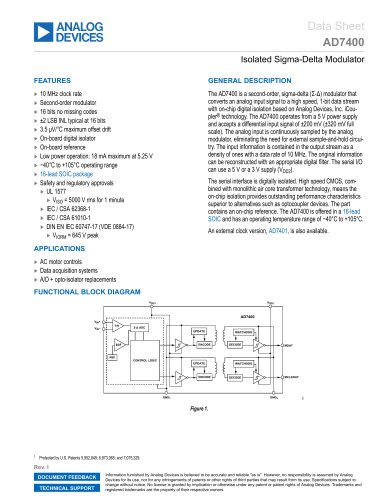 Isolated Sigma-Delta Modulator