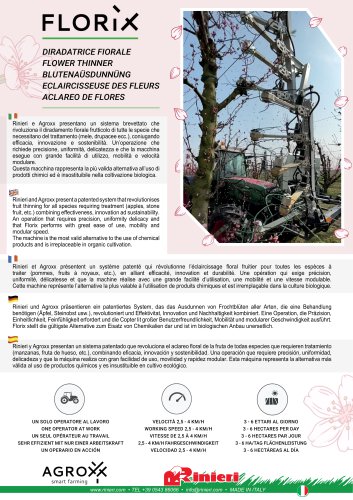 DIRADATRICE FIORALE FLOWER THINNER