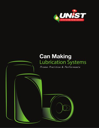 Can Making Lubrication Systems