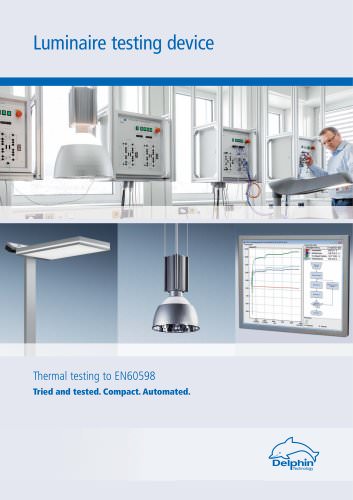 Luminaire testing device