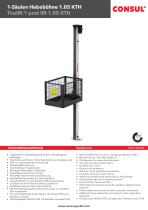 Tirelift 1 post lift 1.05 KTH