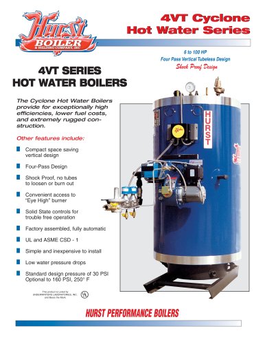 4VT Cyclone (Hot Water) Brochure