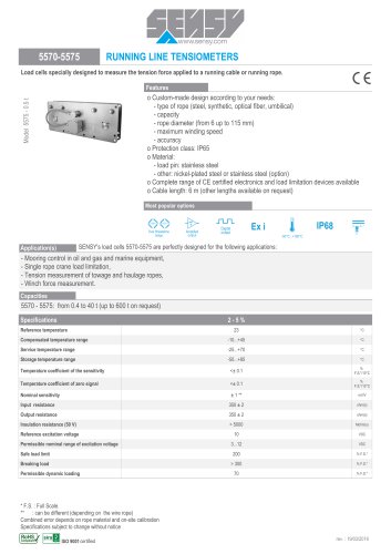 5570-5575 : RUNNING LINE TENSIONMETERS