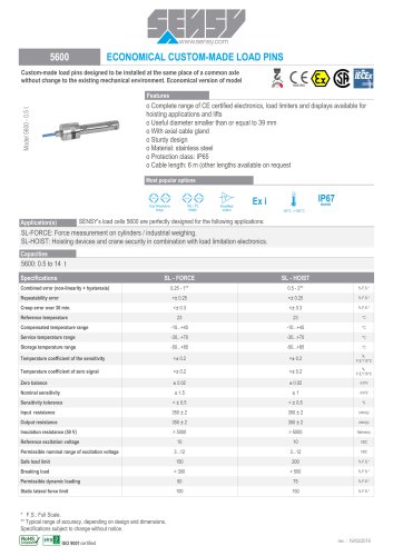 5600 : ECONOMICAL CUSTOM-MADE LOAD PINS