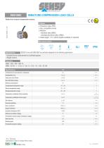 5960-5962 : MINIATURE COMPRESSION LOAD CELLS