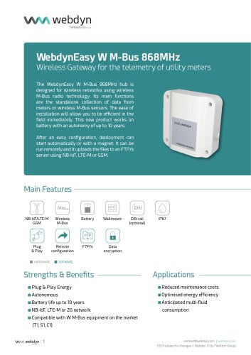 WebdynEasy W M-Bus_Datasheet