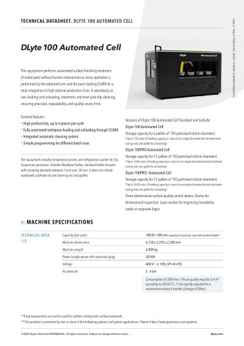 DLyte 100 Automated Cell