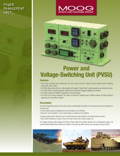 Power and Voltage-Switching Unit (PVSU)