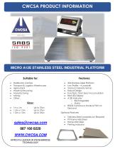 MICRO A12E STAINLESS STEEL INDUSTRIAL PLATFORM