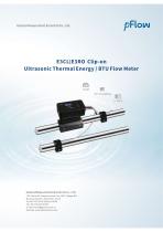 E3CL\E3RO Clip-on Ultrasonic Thermal Energy / BTU Flow Meter