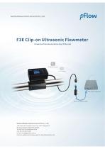 F3E Clip -on Ultrasonic Flowmeter