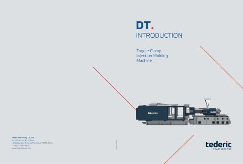 DT Toggle system injection molding machine