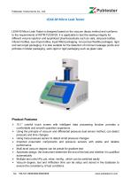 LEAK-M Micro Leak Tester