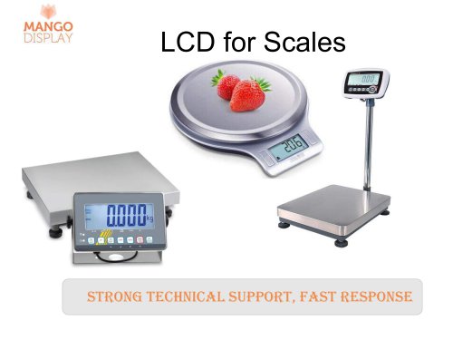 LCD for Scales