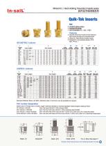 In-saiL heat-staking threaded insert QT series