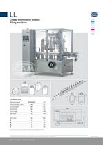 LL linear intermittent motion filling machine