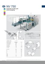 NV750 automatic bundler with shrink wrapping