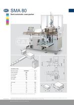 SMA80 semi-automatic case packer