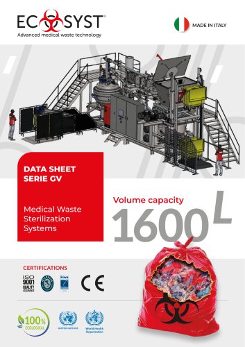 Volume capacity 1600 L