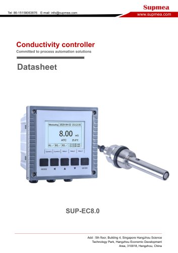 SUP-EC8.0 conductivity meter