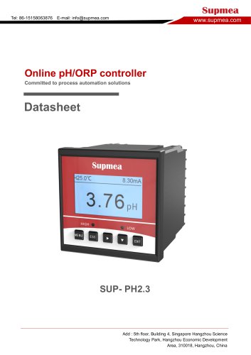 SUP-PH2.3 pH controller