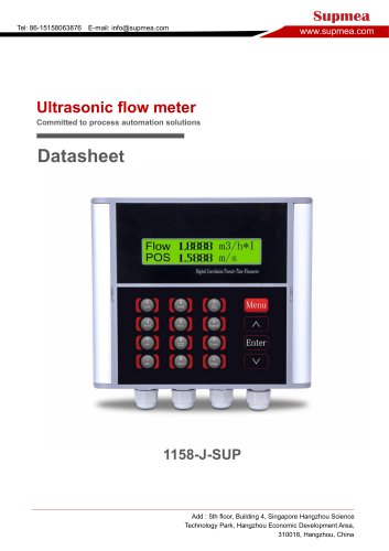 Ultrasonic flow meter