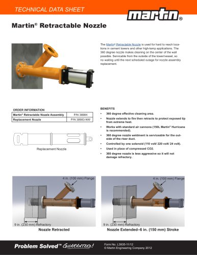 Martin® Retractable Nozzle