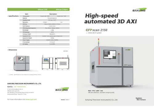 Inline AXI EFPScan 2150