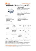 ZC ZCT330M-LXS-140 3 axis RS232,RS485,TTL output optional tilt sensor