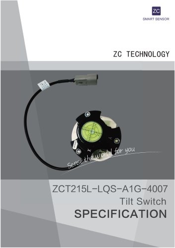 ZCT215L-SQS-A1G-4007 Tilt Switch for Tower Crane and Aerial Work Platform