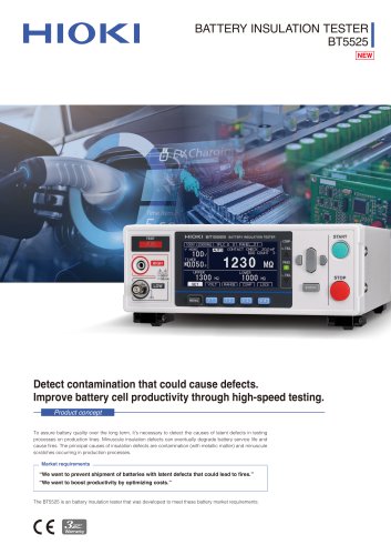 BATTERY INSULATION TESTER BT5525