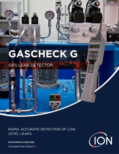 GasCheck G Brochure