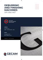 DEBURRING AND FINISHINC MACHINES