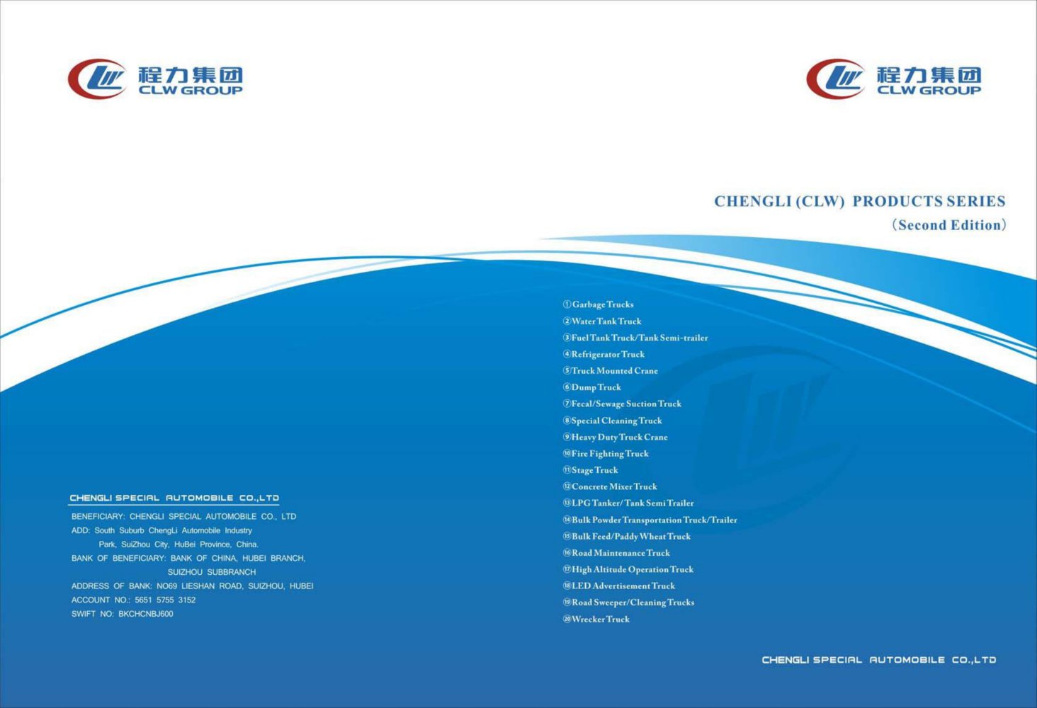 chengli (CLW) PRODUCTS SERIES - CLW GROUP