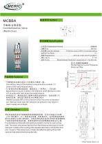 Balancing valve MCBBA series