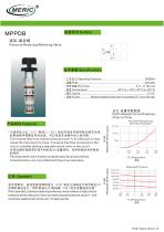Cartridge pressure relief valve MPPDB series