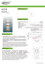 Pilot-operated check valve MCKEB series