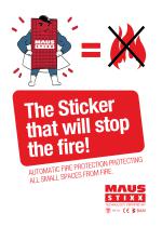 MAUS Stixx - The Sticker that will stop the fire