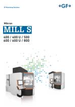 Mikron MILL S 400 / S 400 U / S 500 / S 600 / S 600 U/ S 800D